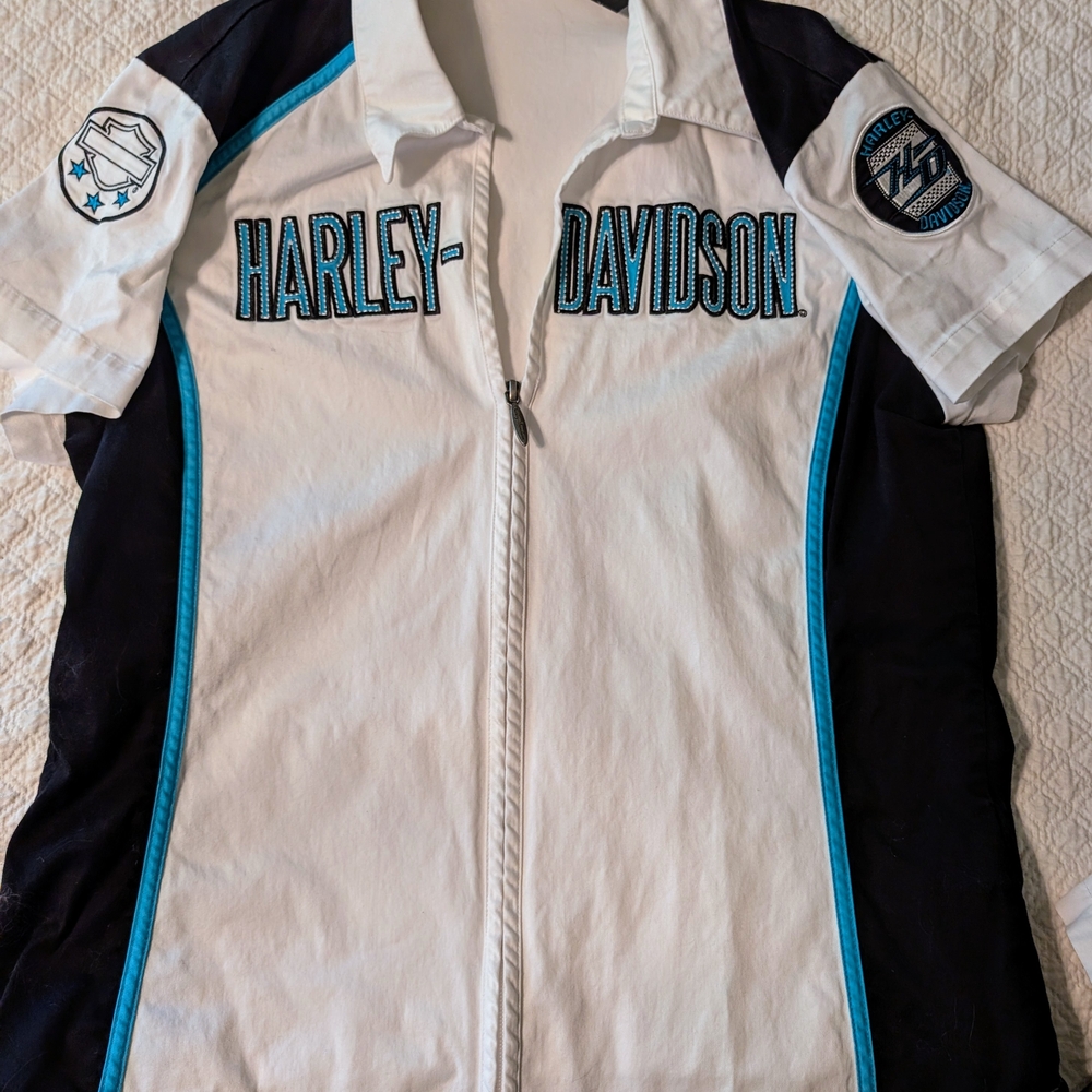 Harley-Davidson White Cotton Shirt
